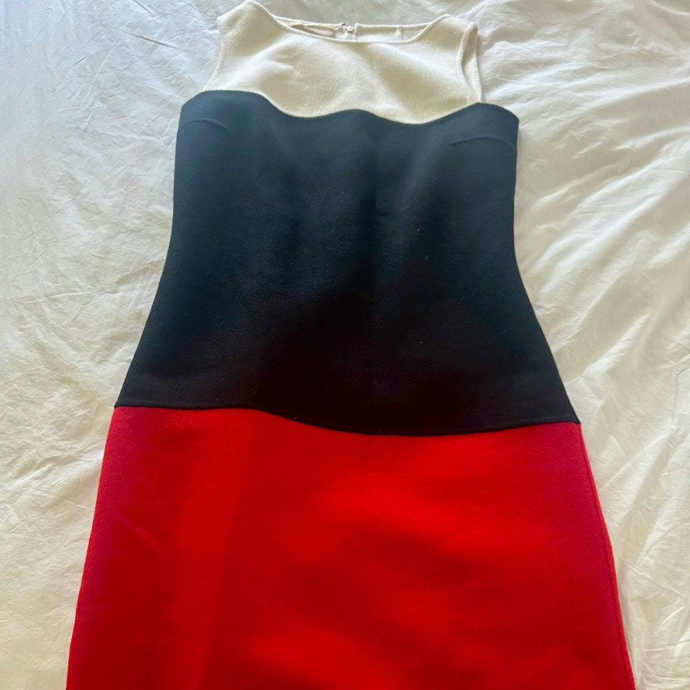 Michael Kors Colorblock Wool Dress